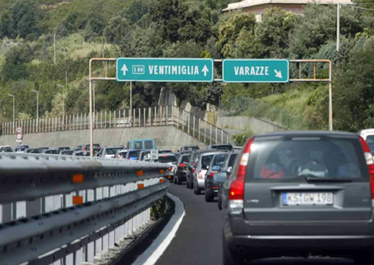 Autostrade Liguria, foto d'archivio Ansa