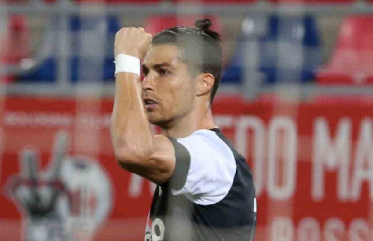 Juventus-Torino, 1° gol su punizione Cristiano Ronaldo
