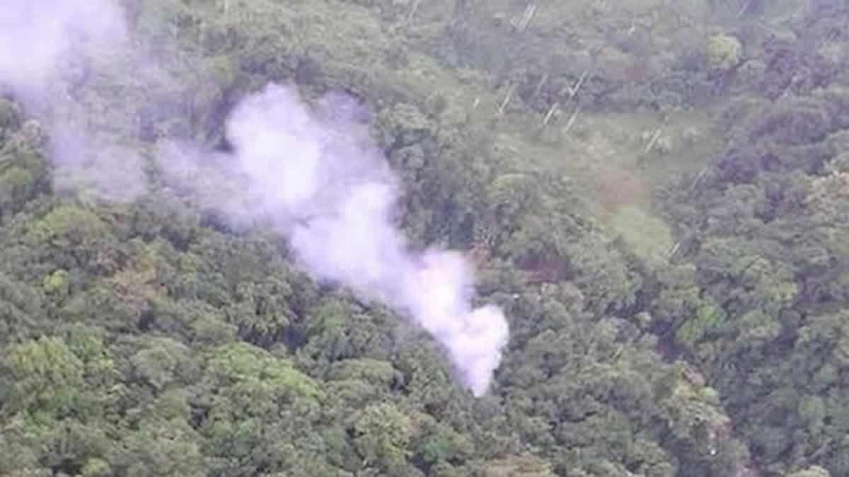 Elicottero militare precipita in Colombia durante operazione contro le Farc