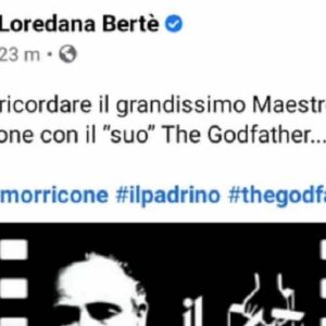 Loredana Bertè, gaffe su Ennio Morricone: lo omaggia col Padrino di Nino Rota