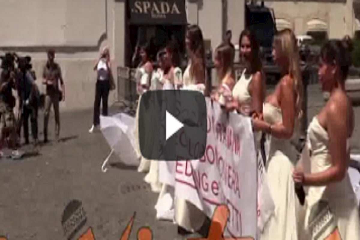 Flashmob matrimoni Montecitorio