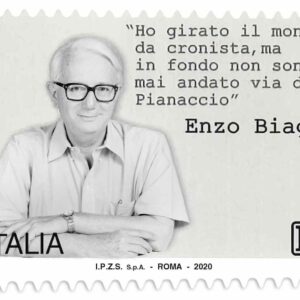 Enzo Biagi, il francobollo di Poste per celebrare i 100 anni dalla nascita