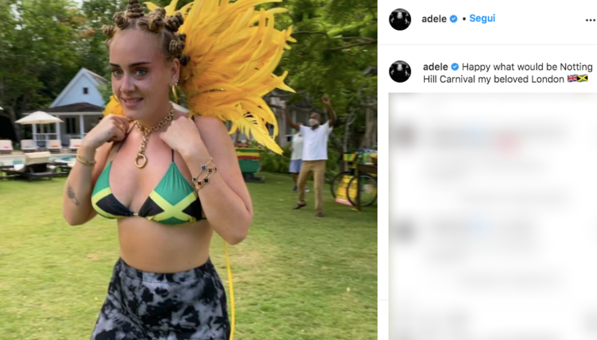 Adele rasta su Instagram
