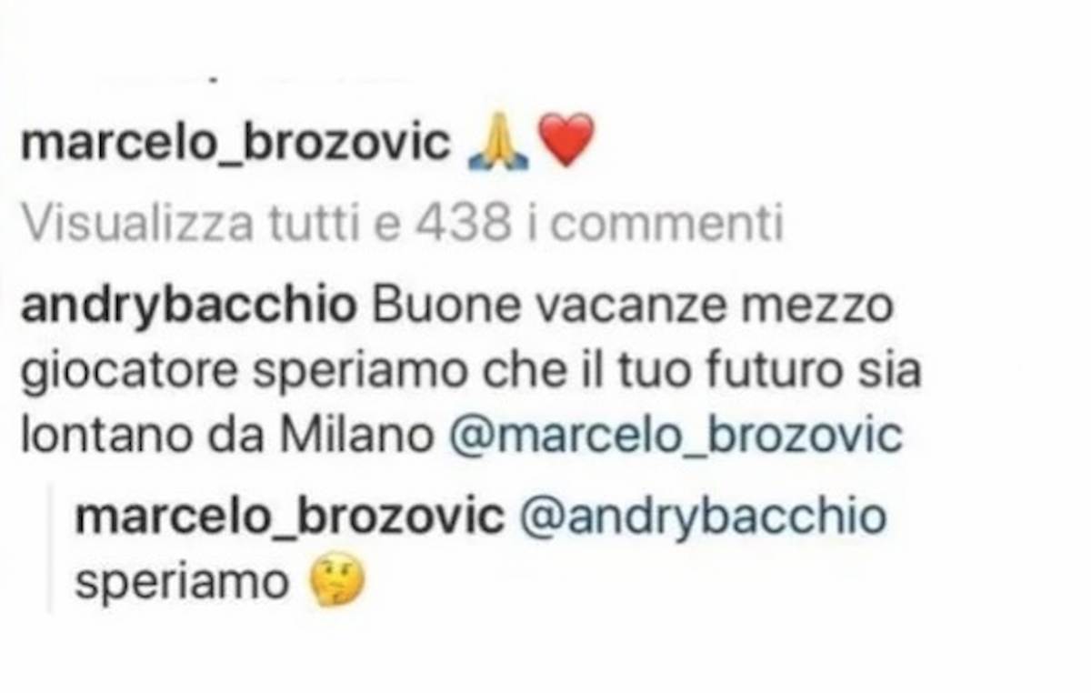 Brozovic nella bufera per risposta a tifoso: "Io lontano dall'Inter? Speriamo..."