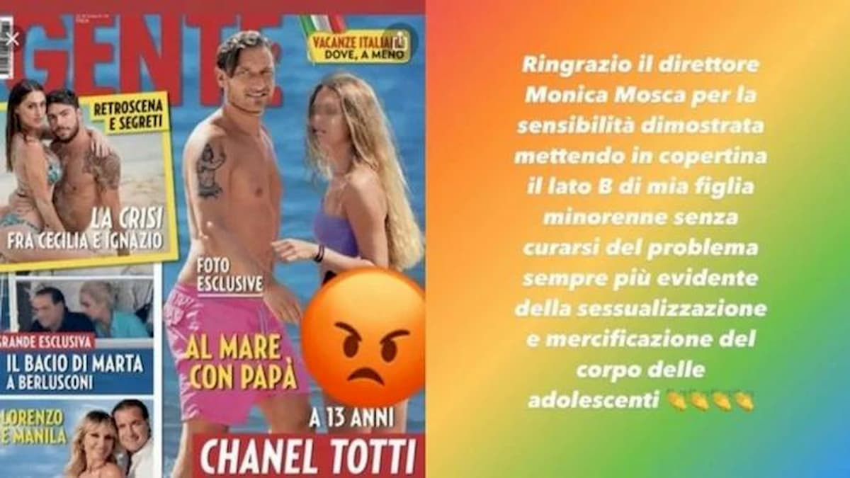 Chanel Totti, le scuse di Monica Mosca, direttrice di Gente: "Volevo solo valorizzare la famiglia"
