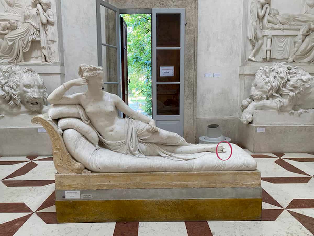La "Paolona Borghese" mutilata