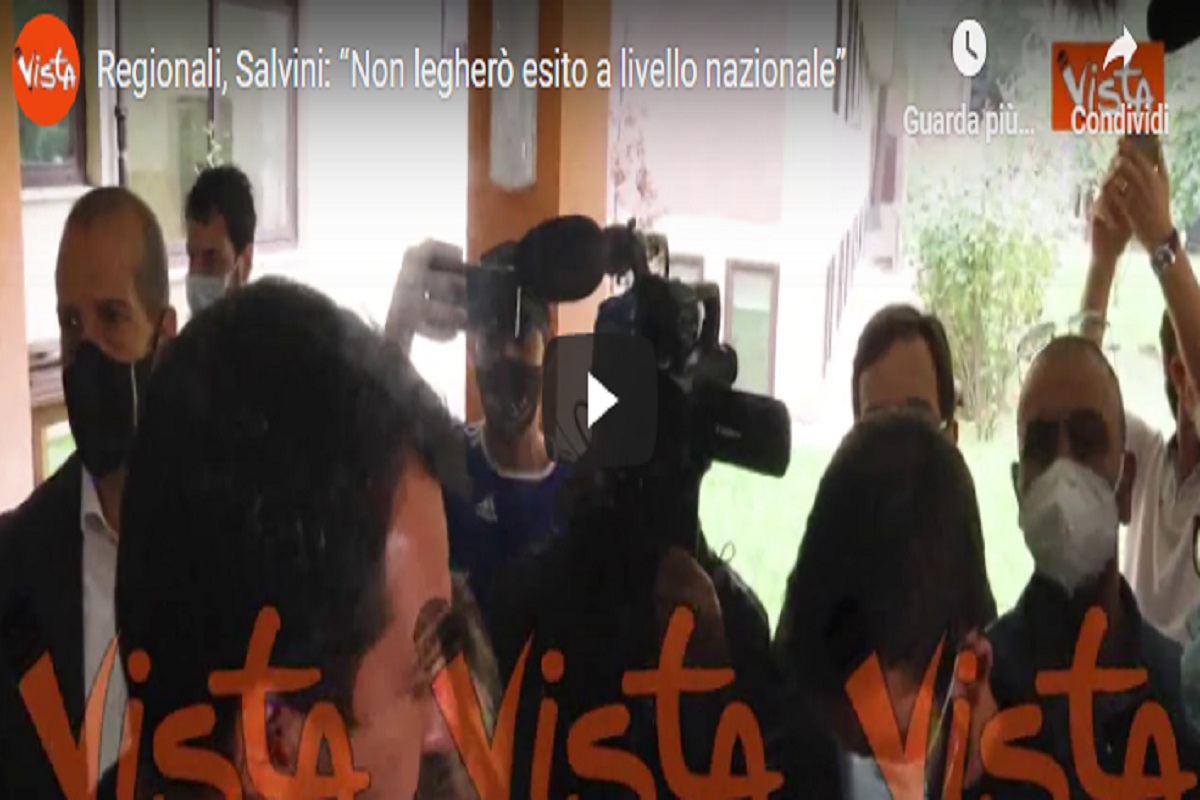 Matteo Salvini, video Vista