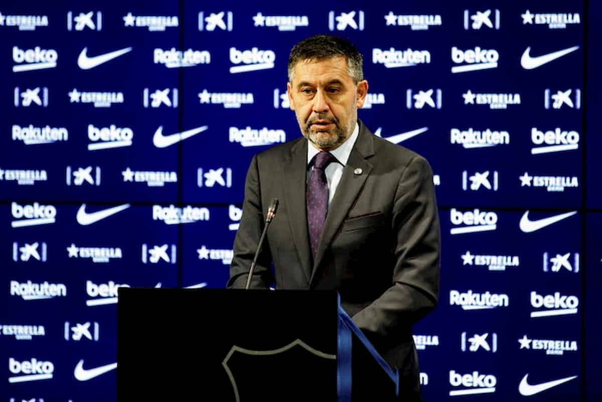 Barcellona: il presidente Bartomeu si dimette nel giorno della partita con la Juve