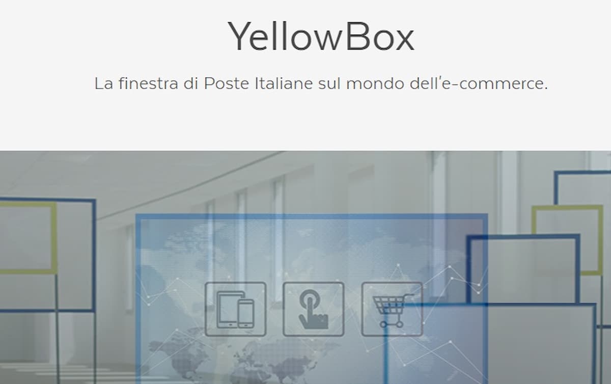 Yellowbox: sul sito di Poste Italiane una sezione dedicata interamente all'ecommerce