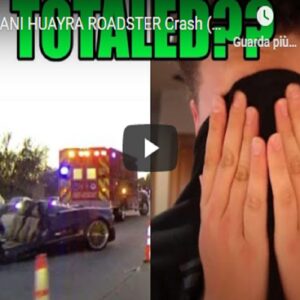 Youtuber 17enne distrugge una Pagani Huayra Roadster da 3,8 milioni di euro VIDEO