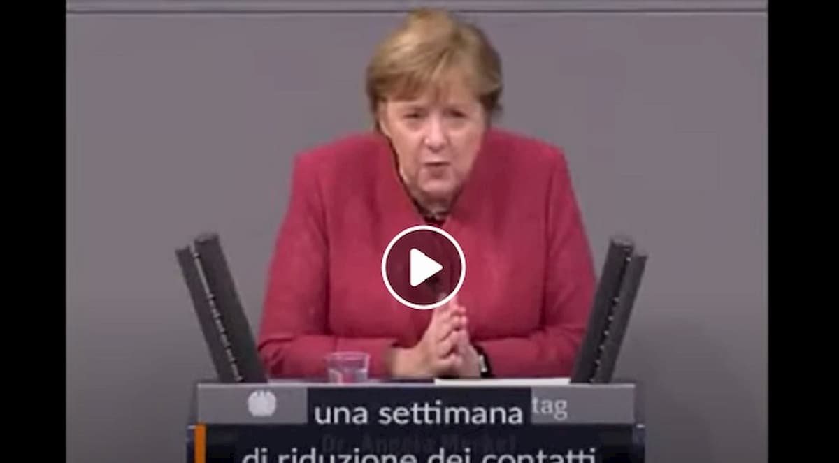 Il pianto di Angela Merkel. Discorso in lacrime al Bundestag simbolo del fallimento Germania sul Covid VIDEO