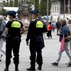 polizia belgio, foto ansa