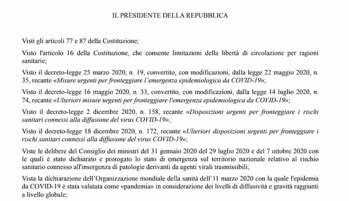 Dpcm 16 Gennaio Nel Nuovo Decreto Restrizioni Per 2 Mesi Spostamenti Visite Lombardia E Sicilia Zona