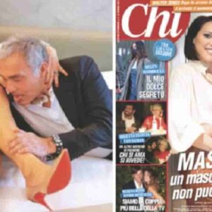 Massimo Giletti lecca le gambe di Nunzia De Girolamo FOTO CHI Ma Boccia, marito di lei, "non è geloso"