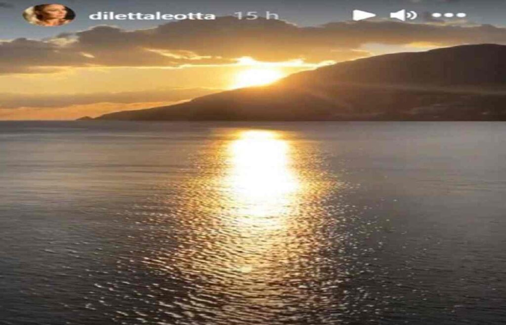 diletta leotta can yaman foto tramonto