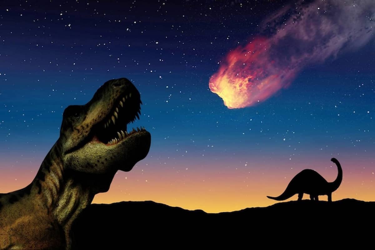 Dinosauri, estinzione causata da una cometa e non da un asteroide: la teoria del frammento sulla Terra 65milioni di anni fa