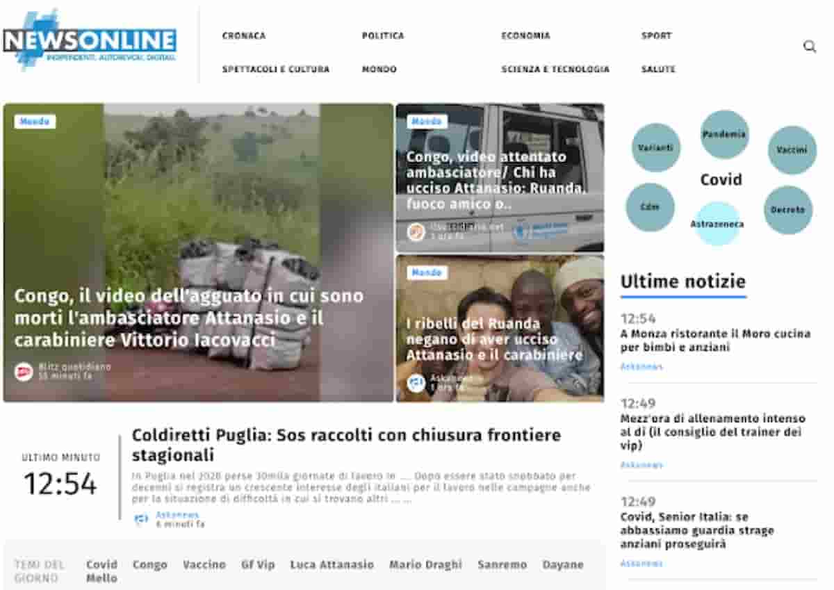 Italiaonline presenta il sito Newsonline.it: canale news&information con i contenuti delle testate del network