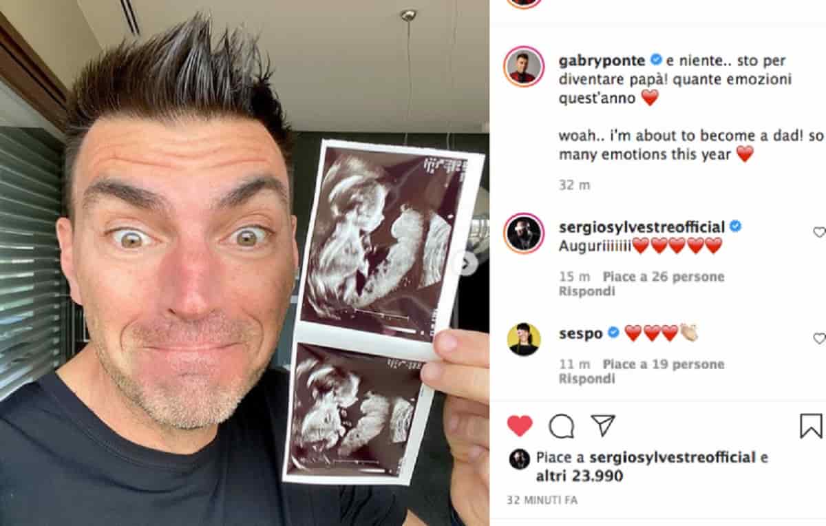 Gabry Ponte diventa papà