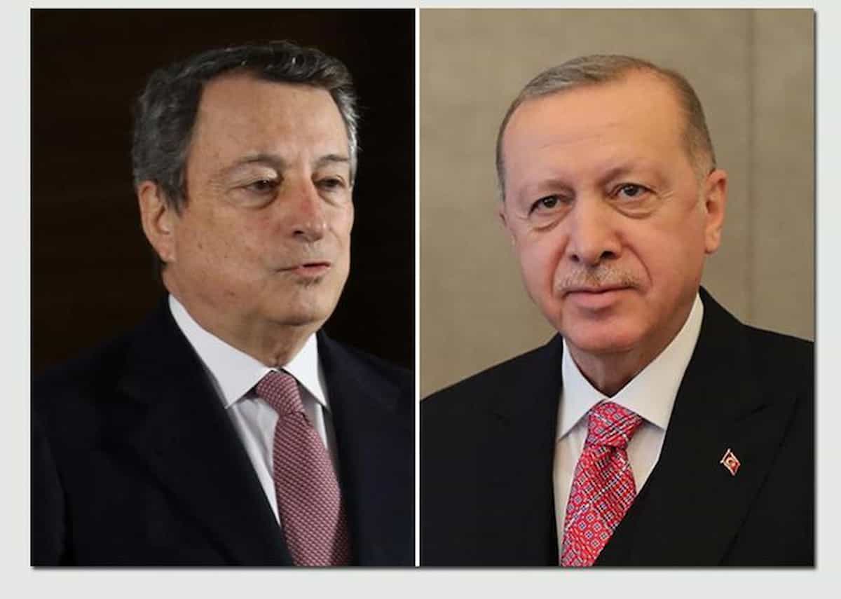 Erdogan Draghi maleducato