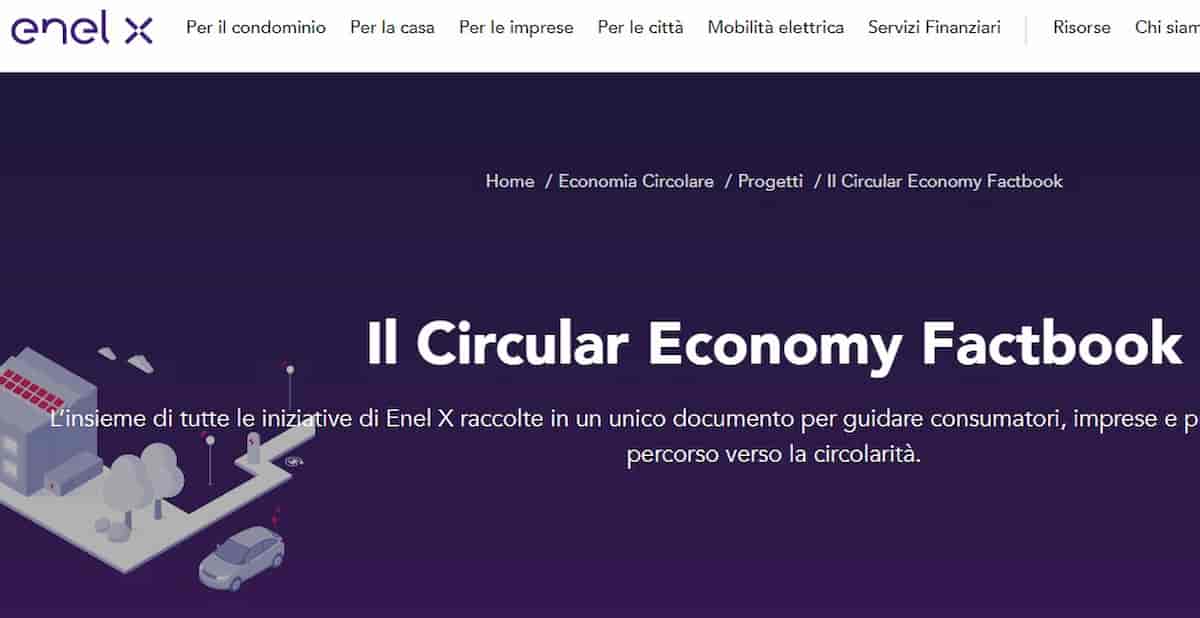 Enel X pubblica il Circular Economy Factbook 2020: le attività per l'economia circolare nell'ultimo anno
