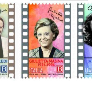 Nino Manfredi, Alida Valli e Giulietta Masina: i tre francobolli di Poste Italiane nel centenario della nascita