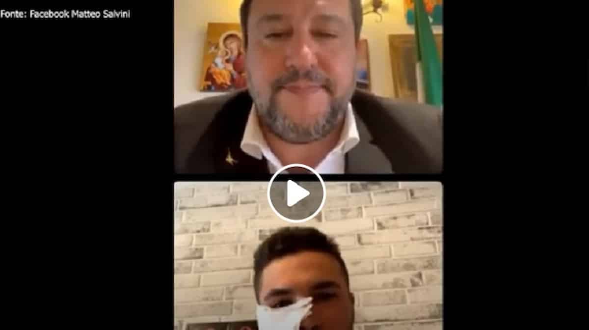 Michele Dal Forno, rider sfregiato a Verona per difendere una ragazza: Salvini lo chiama VIDEO