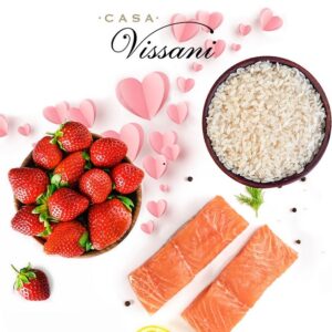 Festa della mamma, la ricetta di Casa Vissani: carnaroli al salmone e fragole