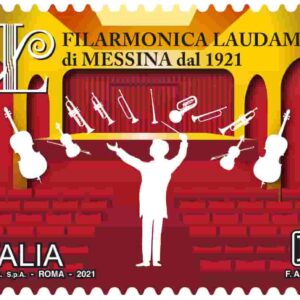 Francobollo per la Filarmonica Laudamo di Messina: valore, tiratura, bozzetto FOTO