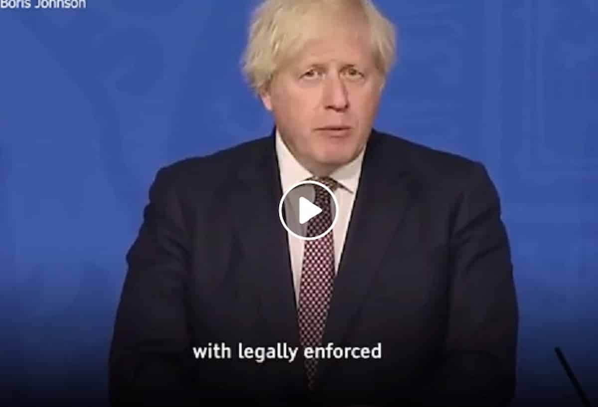 Boris Johnson, il discorso in cui annuncia le riaperture in Gran Bretagna VIDEO
