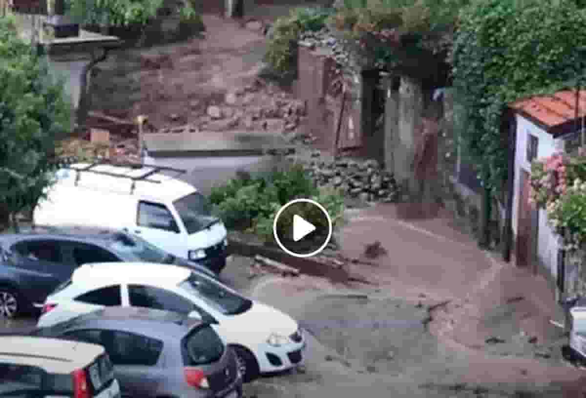 Frana a Blevio per il maltempo: fiumi di fango, frazioni isolate VIDEO Disagi in provincia di Como