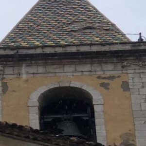 San Giovanni in Galdo, fulmine colpisce campanile: 100mila euro di danni