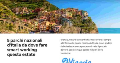 Parchi naturali in Italia: SiViaggia e Airbnb scelgono le migliori vacanze nella natura