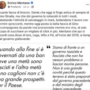Gino Strada, Enrico Mentana su Facebook contro i suoi "finti amici di Lega, Pd e M5s"