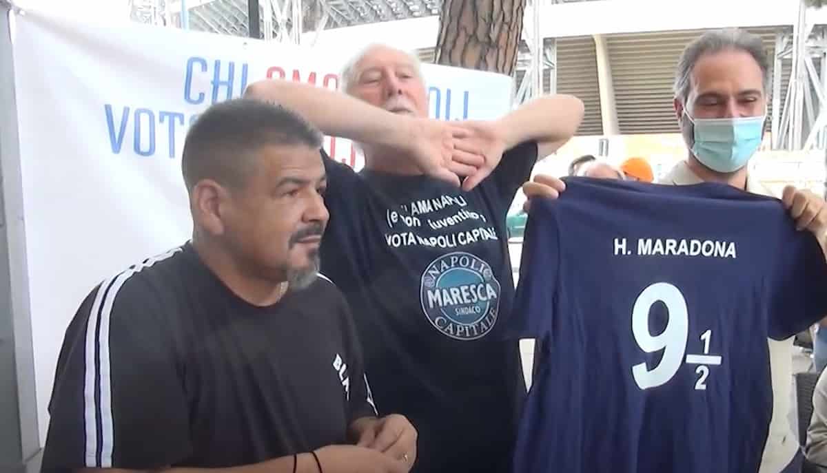 Hugo Maradona, fratello di Diego, candidato a Napoli con il centrodestra: "Lo faccio per i bambini" VIDEO