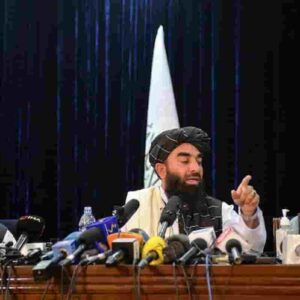 Taleban news oppio per l'Occidente: conferenza stampa di gran spaccio