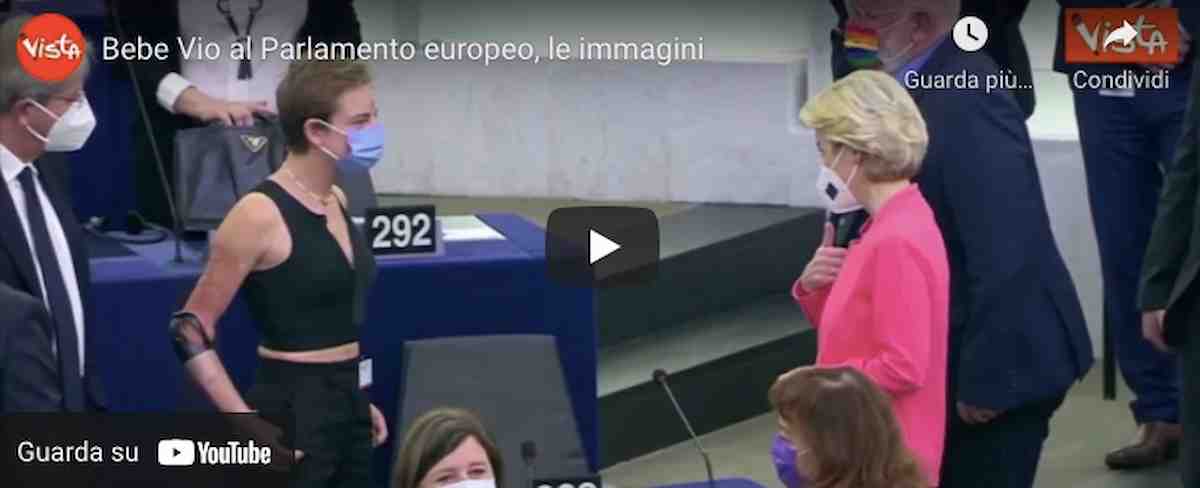 Bebe Vio al Parlamento europeo, Ursula von der Leyen: "E' una leader da cui trarre ispirazione" VIDEO