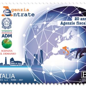 Poste Italiane, francobollo dedicato ai 20 della nascita delle Agenzie fiscali