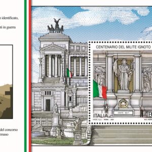 Poste Italiane, il francobollo celebrativo per il centenario del Milite Ignoto