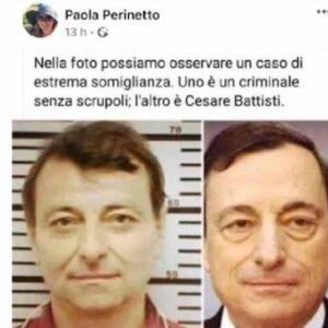 Paola Perinetto, la Garante per i detenuti di Ivrea paragona Draghi e Battisti. Chiesta la rimozione