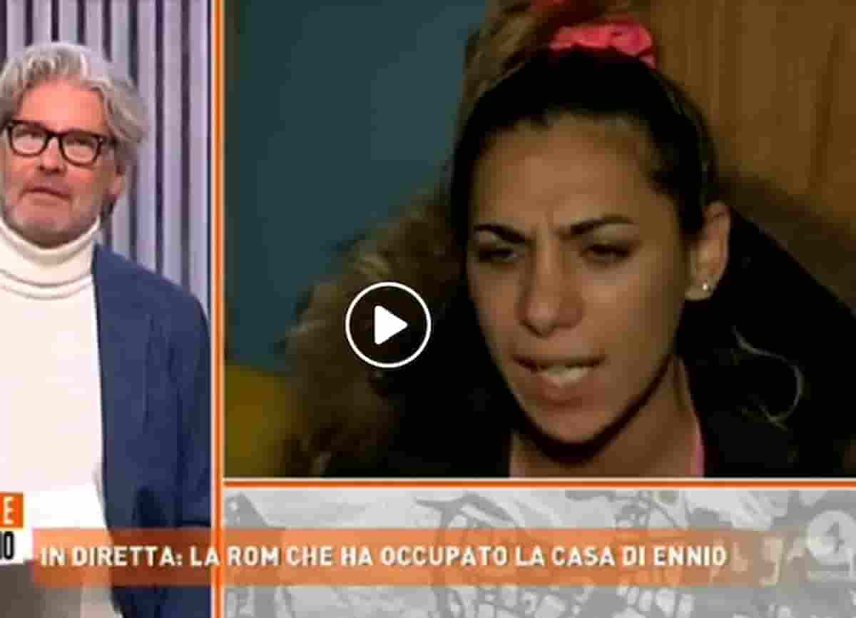 Ennio Di Lalla, una delle rom nega l'occupazione della casa: "L'ha devastata lui, ci ha fatte entrare"