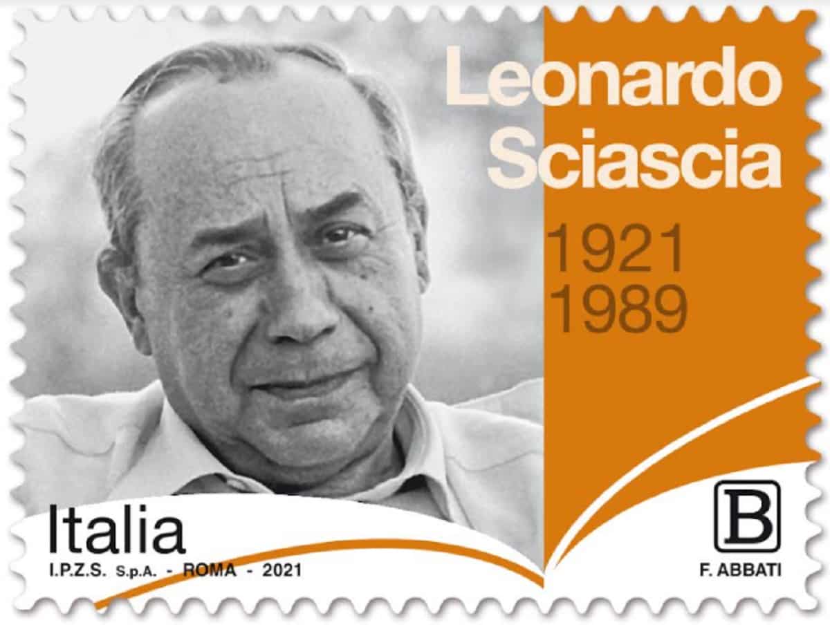 Poste e il francobollo commemorativo per Leonardo Sciascia nel centenario della sua nascita