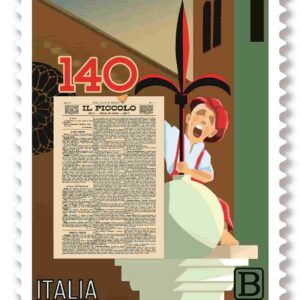 Poste Italiane, francobollo dedicato al 140° anniversario della nascita de Il Piccolo