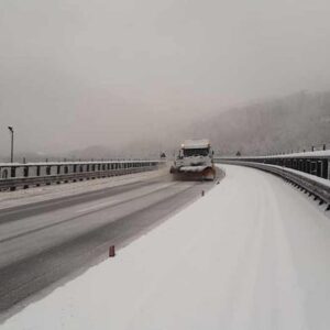 autostrada neve foto ansa