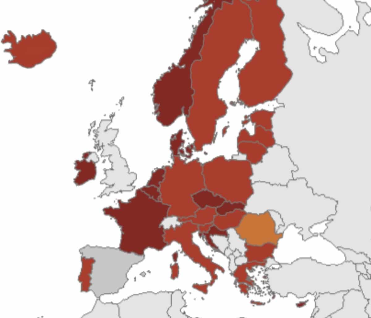 Covid, la Germania classifica l'Italia come Paese ad alto rischio. Paese rosso anche per l'Ecdc