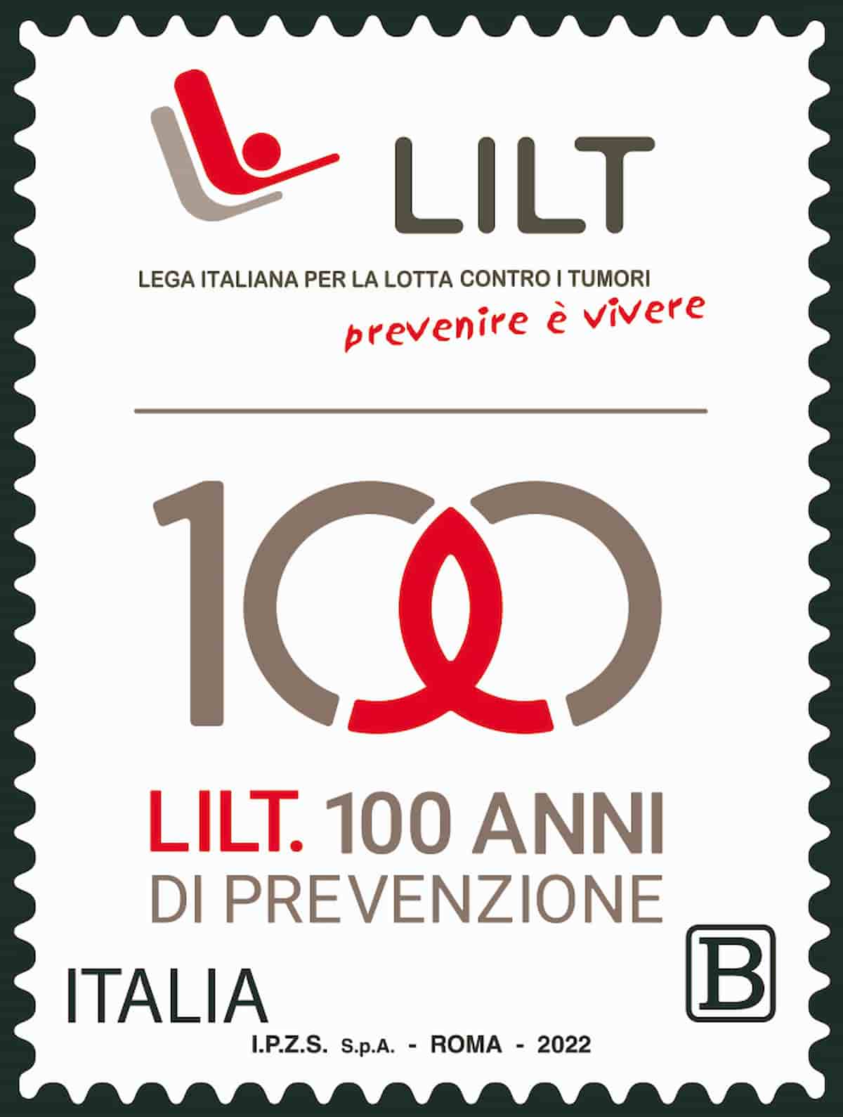 Poste italiane LILT francobollo