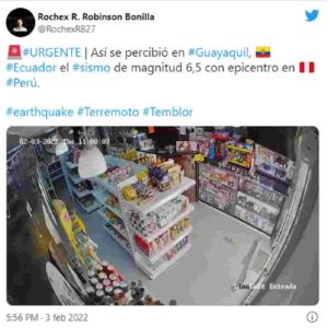 ecuador perù terremoto