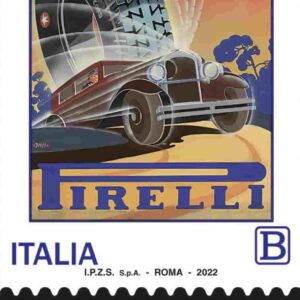 Poste Italiane, emesso francobollo per celebrare Pirelli a 150 anni dalla fondazione FOTO