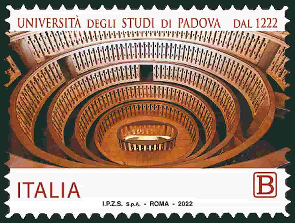 Poste Italiane, francobollo dedicato all'Università di Padova: valore, tiratura, bozzetto FOTO