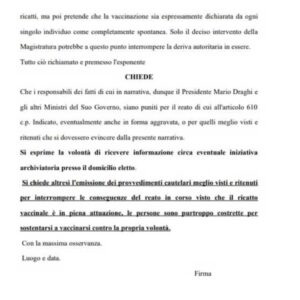 No vax chat telegram fuoco procura di Torino denunce governo