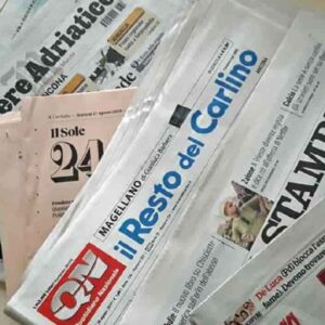 Vendite giornali gennaio 2022, la metà di gennaio 2012 ma le copie on line sono solo un terzo di quelle perse